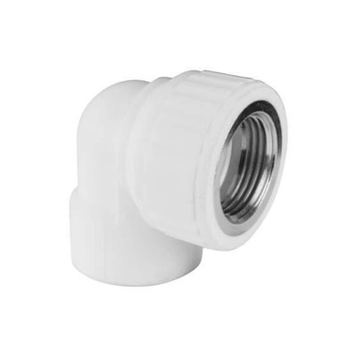 Угольник переходной с внутренней резьбой 25х3/4" (80/20) (Valfex) БЕЛЫЙ 10685