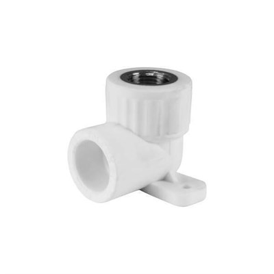 Угол с внутренней резьбой (простое крепление) 25х3/4" (60/15) (Valfex) БЕЛЫЙ 10693