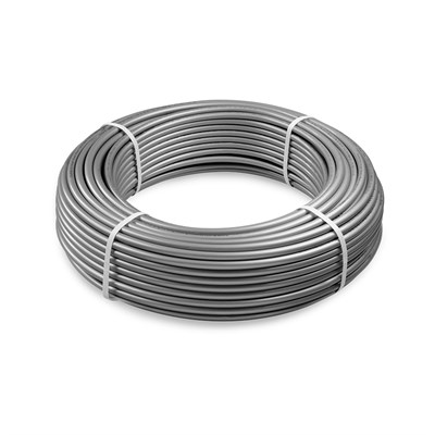 Труба из сшитого полиэтилена с барьерным слоем EVOH, тип PE-Xa 25х3,5 мм СЕРАЯ (50 м) (VALFEX) К 10716