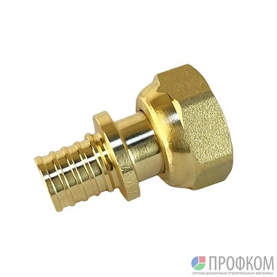 Соединитель надвижной с накидной гайкой под ЕВРОКОНУС 20(2,8) х 3/4" (VALFEX) (200/10) K 10746