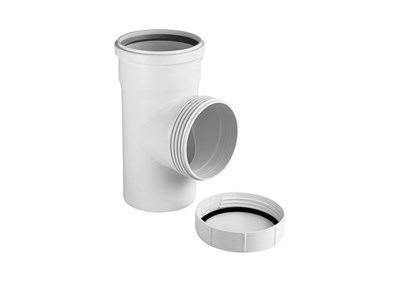 Ревизия PRIME с крышкой D 50 мм для вн. малошумной канализ. (180) VALFEX 10960