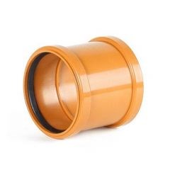 Муфта соединительная рыжая Ø110 ПВХ Nashorn 10022