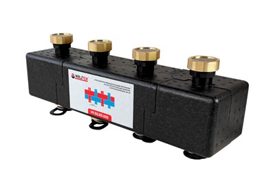 Стальной распределительный коллектор на 3(5) отопительных контура в теплоизоляции DN 25 VALFEX (1) 11206