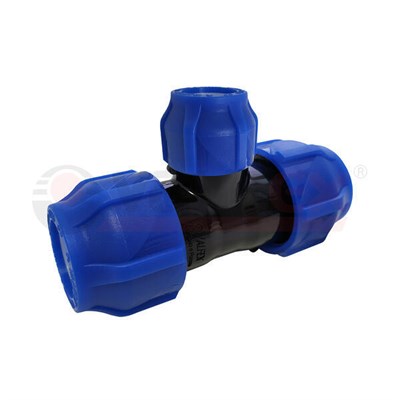 Тройник ПНД компрессионный переходной  40-32-40 (16/4) VALFEX 11382