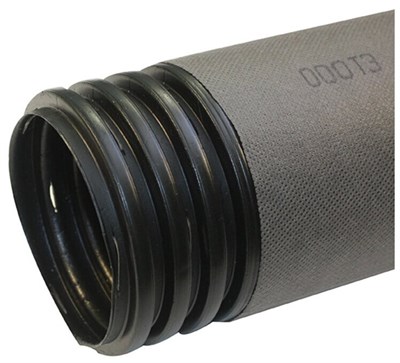 Труба дренажная N ПНД d200 с перфорацией, б/ф (40м) SN4 с муфтой 11406