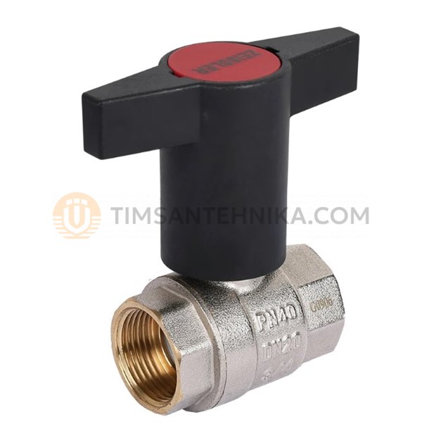 Кран шаровой, ручка-пластмассовая, вр-вр ZSv.201.0106N 10161