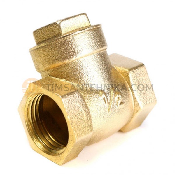 Обратный клапан горизонтальный лепестковый TIM 1/2 JH-1010C 10195