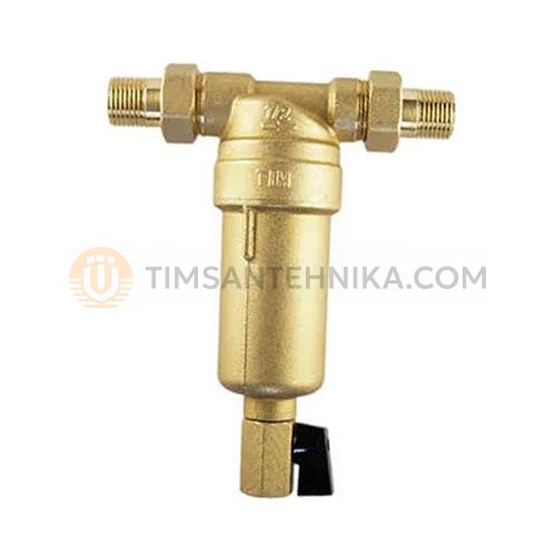 Самопромывной фильтр TIM 1/2 с латунной колбой JH-1003 10255