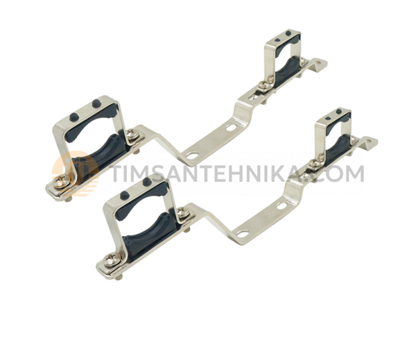 Кронштейны для коллекторов из нержавеющей стали ( серии ZSc.405/406.**) 1" пара, Zeissler ZSc.400.0906 10283