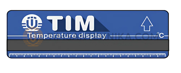 Термометр-полоска на коллекторах подачи(Синий) M323-2 10310