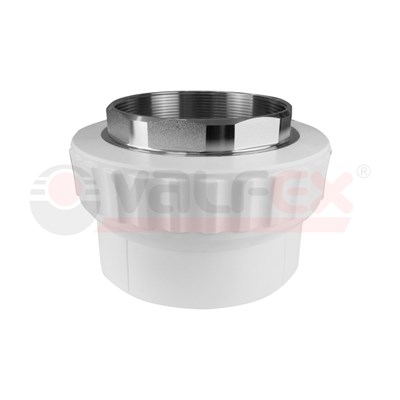 Муфта переходная с внутренней резьбой  75 x 2 1/2" под ключ (6/1) (Valfex) БЕЛАЯ 10527