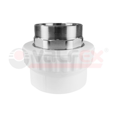 Муфта переходная с наружной резьбой  90 x 3" под ключ (3/1) (Valfex) БЕЛАЯ 10547