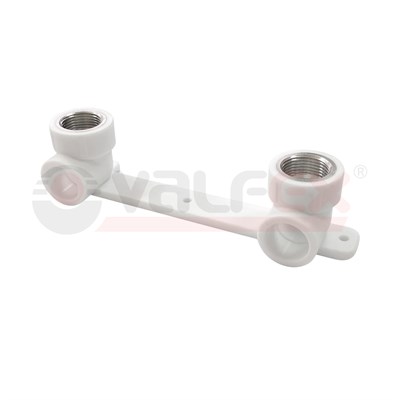 Комплект настенный для смесителя 25х1/2" в.р. (12/3) (Valfex) БЕЛЫЙ 10585