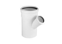 Тройник PRIME 45°  50/50 для вн. малошумной канализ. (140) VALFEX 10963