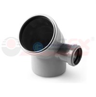 Отвод универсальный 110/50х87,5° лев. вн.канализ.(30) VALFEX 11016