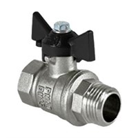 Кран шаровой латунный DeltaPro для ВОДЫ 1  1/4