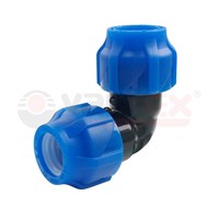 Отвод ПНД компрессионный присоединительный  40-40 (24/6) VALFEX 11348