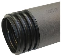 Труба дренажная N ПНД d200 с перфорацией, б/ф (40м) SN4 с муфтой 11406