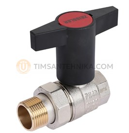 Кран шаровой с американкой, ручка-пластмассовая, вр-нр ZSv.201.0305N 10165