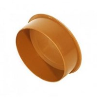 Заглушка D 160мм РЫЖАЯ нар.канализ.(100) VALFEX 10362