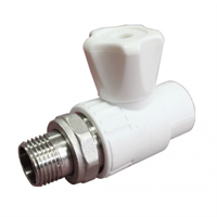 Кран шаровой для радиатора прямой 25х1/2