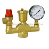 Группа безопасности латунная разборная TIM 1 - 3.0 бар Классик JH1025-3 10223